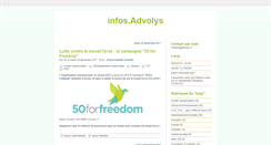 Desktop Screenshot of infos.advolys.fr
