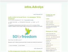 Tablet Screenshot of infos.advolys.fr